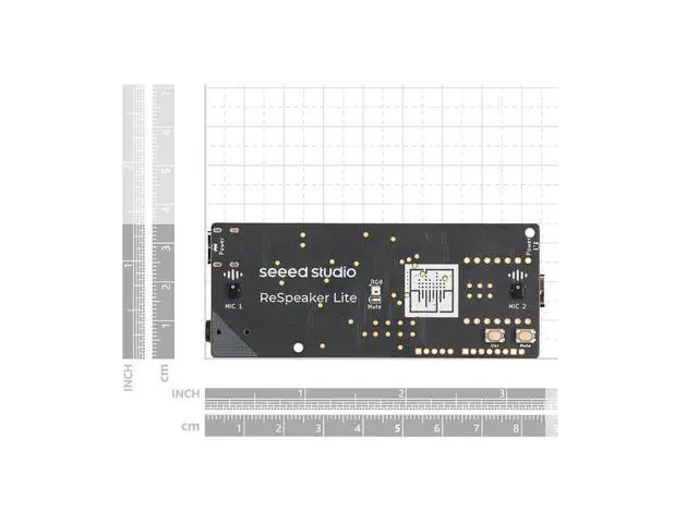 Alt view image 6 of 6 - 1pc reSpeaker Lite USB 2-Mic Array with Onboard AI Audio Processing, Compatible with XIAO ESP32S3, Raspberry Pi, Home Assistant