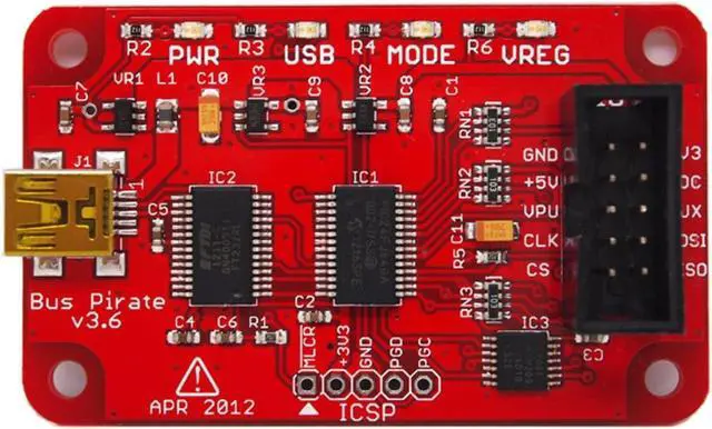 Alt view image 2 of 2 - 1pc Bus Pirate V3.6 Universal Serial Interface