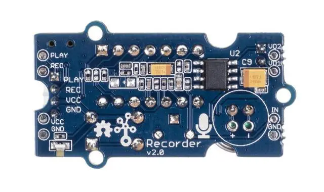 Alt view image 4 of 4 - 1pc Grove -Recorder v2.0 (ISD1820PY) with Loudspeaker/Volume Amplifier (NS8002)