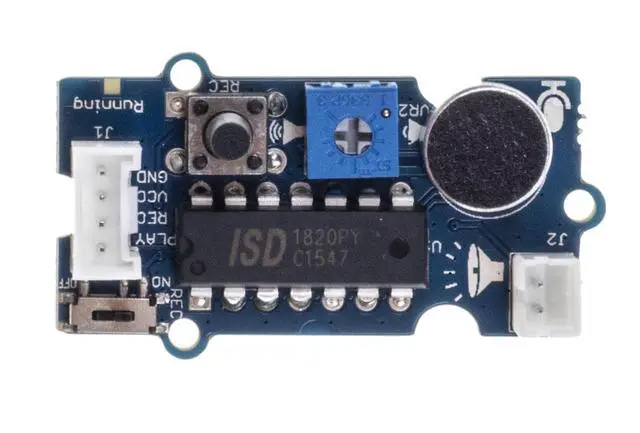 Alt view image 3 of 4 - 1pc Grove -Recorder v2.0 (ISD1820PY) with Loudspeaker/Volume Amplifier (NS8002)