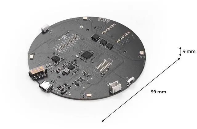 Alt view image 4 of 5 - 1pc reSpeaker XMOS XVF3800 Without Case AI-Powered 4-Mic Array for Clear Voice Even in Noise