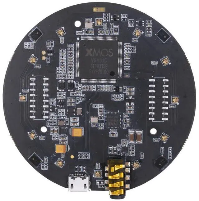 Alt view image 3 of 7 - 1pc ReSpeaker Mic Array v3.2 Microphones XMOSs XVF-3000 Without Case