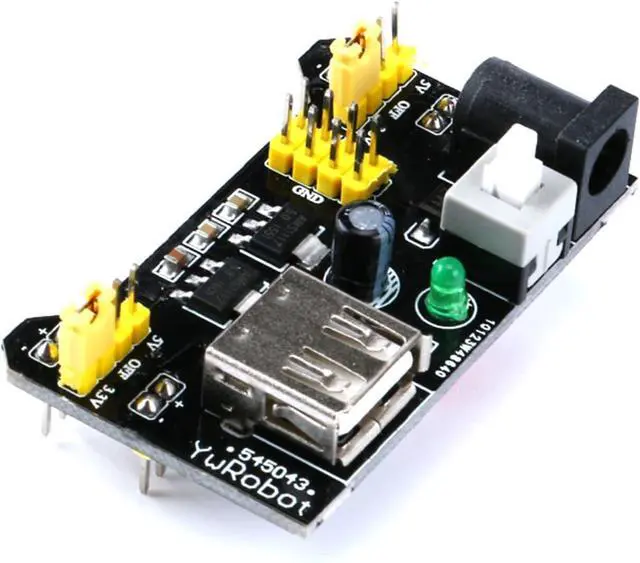 Main image of 10pcs Breadboard Power Supply Module 3.3V 5V MB102