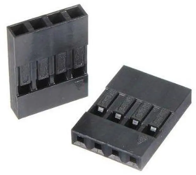 Main image of 800pcs 2.54mm 1x4P Connector Housing Female for Dupont Cable and Jumper Wire