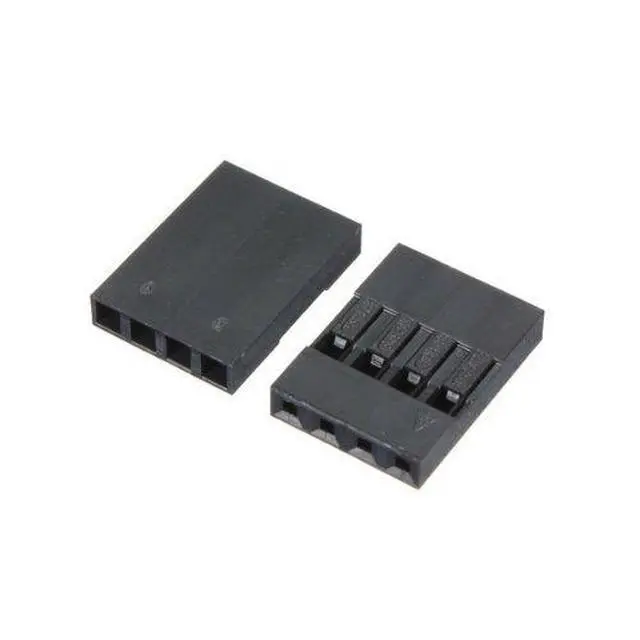 Alt view image 2 of 2 - 800pcs 2.54mm 1x4P Connector Housing Female for Dupont Cable and Jumper Wire