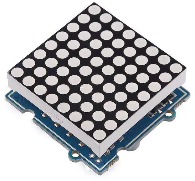 Main image of 1pc Grove - Red LED Matrix w/Driver