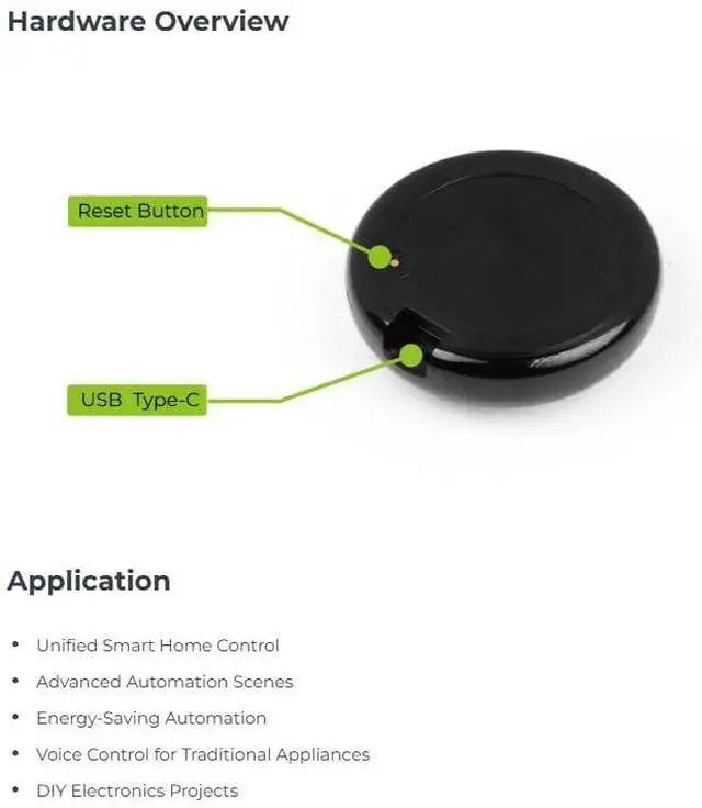 Alt view image 7 of 7 - 1pc XIAO Smart IR Mate: Smart Wi-Fi Infrared Proxy for Home Assistant (ESPHome Project)