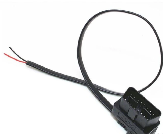Main image of 1pc OBD-II Male Power Cable, 50cm, 26AWG