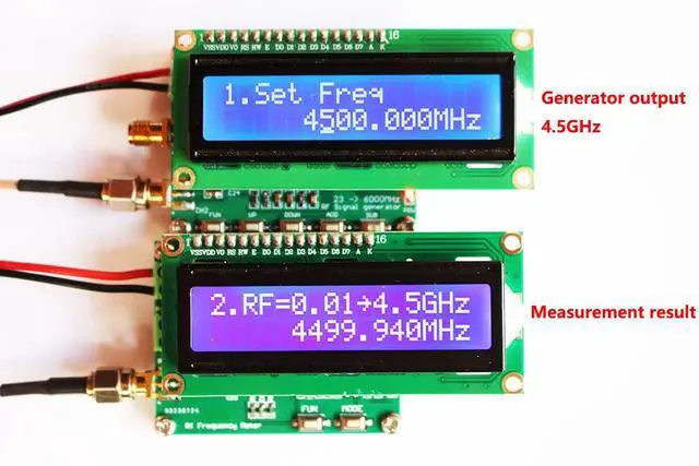 Alt view image 4 of 5 - 1pc HZ332 1Hz~4.5GHz Frequency Meter