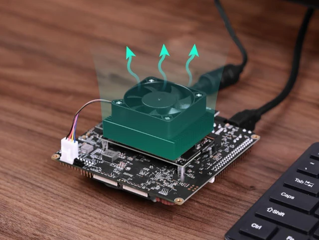 Alt view image 7 of 7 - 1pc Aluminum Heatsink with Fan Compatible with NVIDIA® Jetson Orin NX and Orin Nano