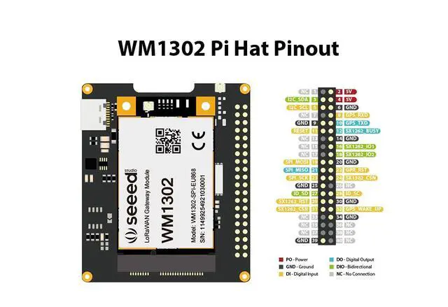 Alt view image 4 of 4 - 1pc WM1302 Pi HAT for Raspberry Pi