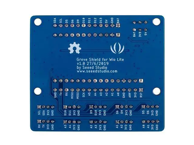 Alt view image 3 of 4 - 1pc Grove Shield for Wio Lite - Compatible with AdaFruit Feather