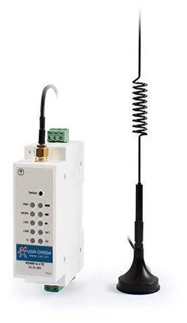 Main image of 1pc Din Rail Mounted RS485 Industrial Cellular Modems/Compact Celluar Modems USR-DR504