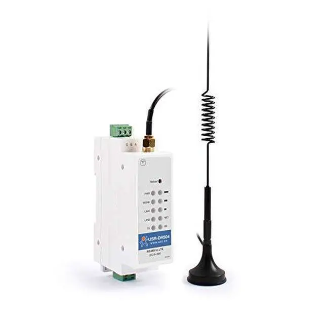 Alt view image 4 of 5 - 1pc Din Rail Mounted RS485 Industrial Cellular Modems/Compact Celluar Modems USR-DR504