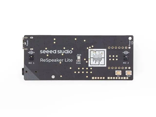 Alt view image 3 of 6 - 1pc reSpeaker Lite USB 2-Mic Array with Onboard AI Audio Processing, Compatible with XIAO ESP32S3, Raspberry Pi, Home Assistant