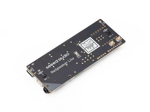 Alt view image 4 of 6 - 1pc reSpeaker Lite USB 2-Mic Array with Onboard AI Audio Processing, Compatible with XIAO ESP32S3, Raspberry Pi, Home Assistant
