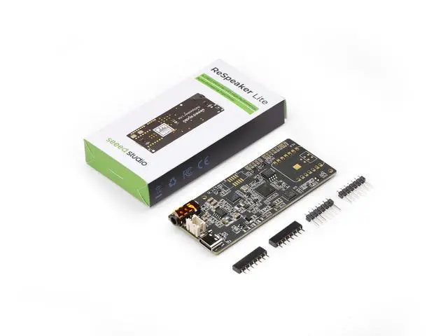 Alt view image 5 of 6 - 1pc reSpeaker Lite USB 2-Mic Array with Onboard AI Audio Processing, Compatible with XIAO ESP32S3, Raspberry Pi, Home Assistant