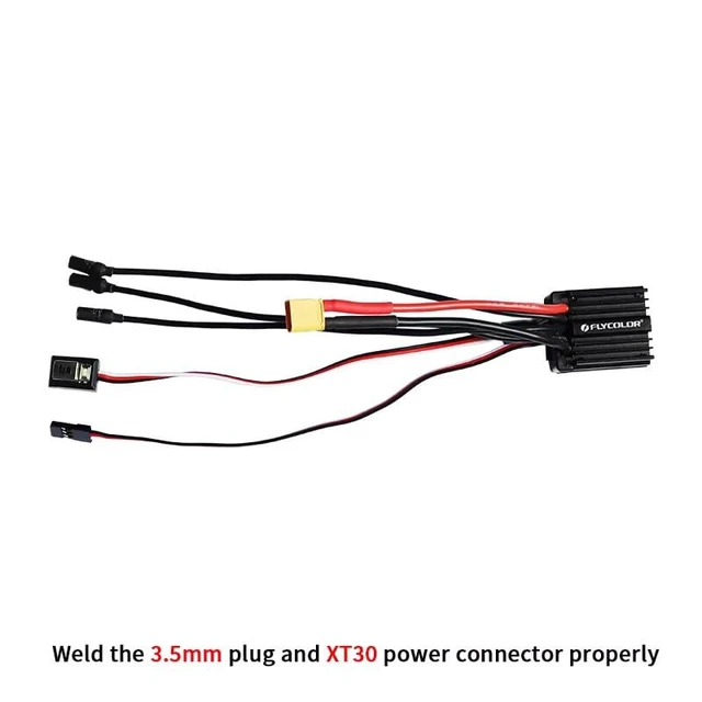 Alt view image 2 of 2 - 25A ESC Brushless Electronic Speed Controller for JDHMBD High Speed Swamp Dawg Air Boat