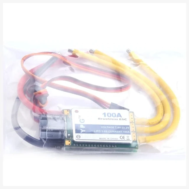 Alt view image 2 of 5 - YPG 100A (2~6S) SBEC Brushless Speed Controller ESC