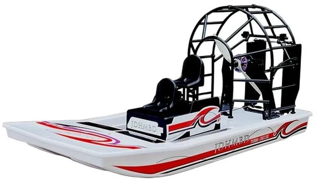 Alt view image 5 of 6 - GARTT JDHMBD High Speed Swamp Dawg Boat RTF Remote Control Two Channels Turbo Cruise RC Brushless Wind Boat