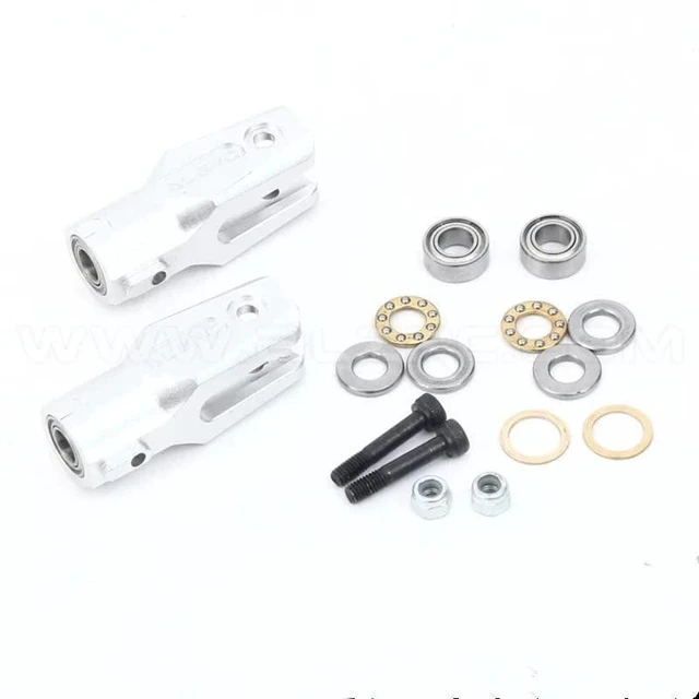 Main image of ALZRC - Devil 380 Fast Metal Main Rotor Holder - Silver