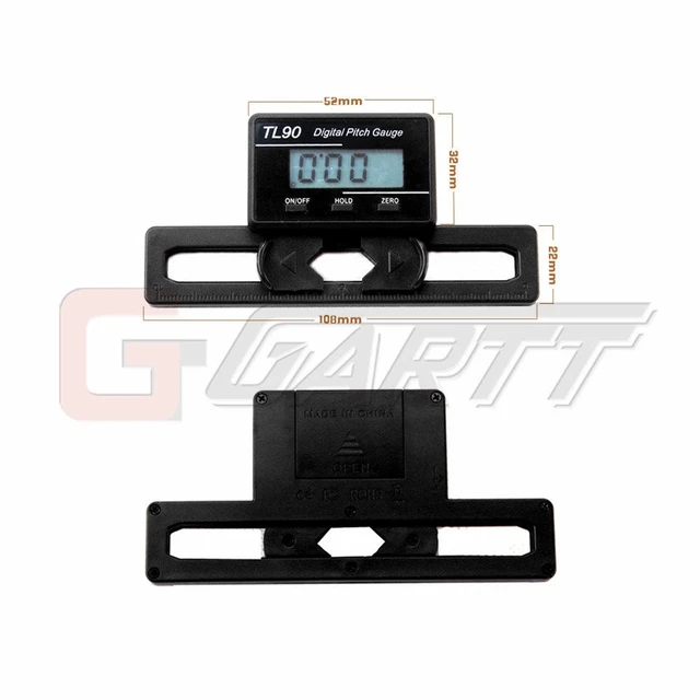 Alt view image 2 of 5 - Helicopter Electronic Digital Pitch Gauge for RC Helicopter