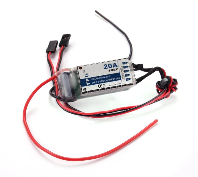 Alt view image 2 of 6 - YPG 20A HV SBEC for RC Model Airplane No Programming Required