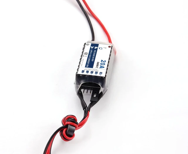 Alt view image 4 of 6 - YPG 20A HV SBEC for RC Model Airplane No Programming Required