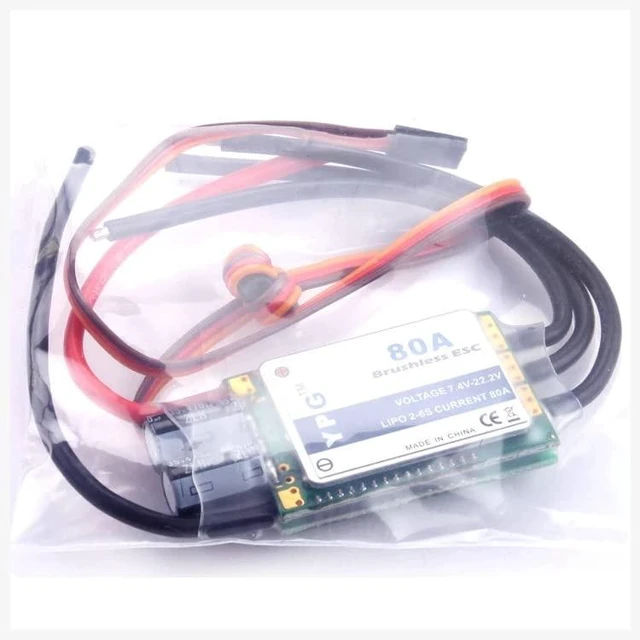 Alt view image 3 of 5 - YPG 80A (2~6S) SBEC Brushless Speed Controller ESC