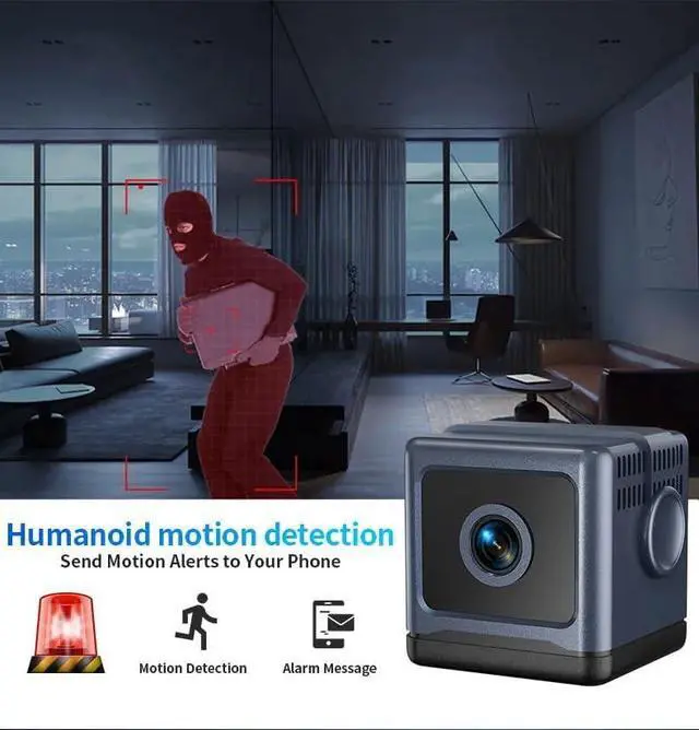 Alt view image 5 of 7 - W03 Smart WiFi Security Camera 1080P HD, Night Vision, Motion Detection, Low Power, Smart Security Cameras, High Definition Camera FootageFour Modes to Switch at Will, 130° Wide-Angle
