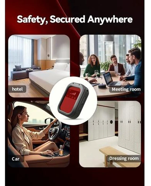 Alt view image 7 of 7 - Smart IR Hidden Camera RF GPS Anti Spy Detector T05 Infrared Detection, WiFi Signal Scanning, Portable Handheld, Multi-Threat Detection, Newly Upgraded