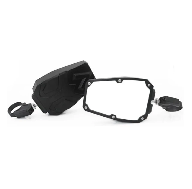 Alt view image 5 of 5 - UTV all-terrain vehicle 1.75 - 2 inches side mirror for mountain bikes universal rearview mirror