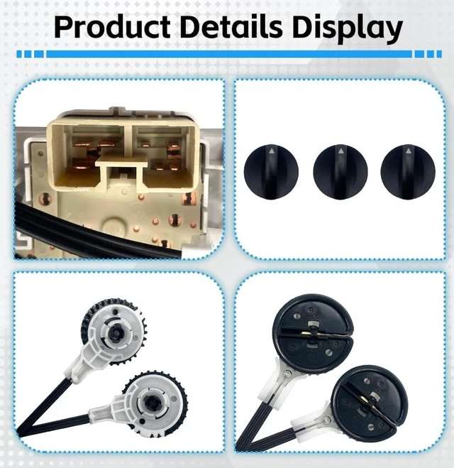Alt view image 4 of 6 - 55900-0K011 is applicable to the air conditioning control panel switch of Toyota car parts.