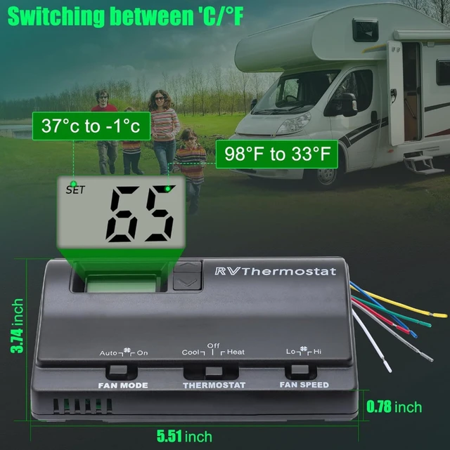 Alt view image 2 of 3 - 83303862 is applicable to RV temperature controller 83303862