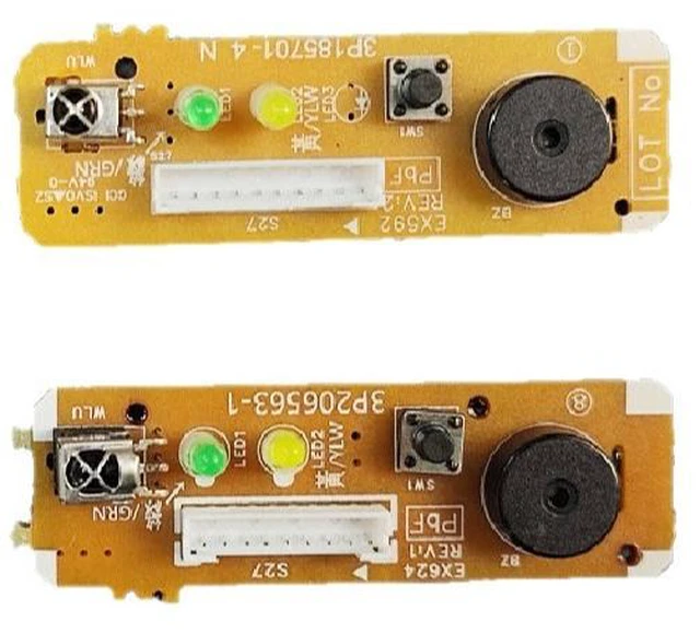Alt view image 2 of 2 - 3P206563-1 Daikin air conditioner display panel receiving board 3P185701-4