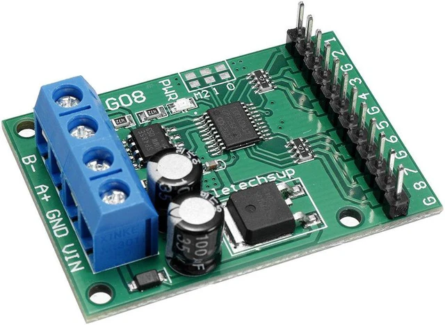 Alt view image 3 of 5 - DC6-24V 8CH RS485 N4DIG08 TTL Modbus RTU Control Module NPN PNP Digital Switch Quantity Acquisition Control