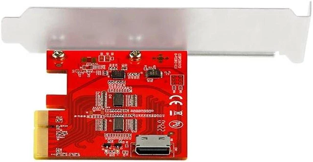 Alt view image 2 of 4 - PCIE 4.0 to U.2 NVME SSD Adapter Expansion Card PCI Express 4X to SFF-8612 Riser Card Board w/ SFF-8611 to SFF-8639 Extend Cable