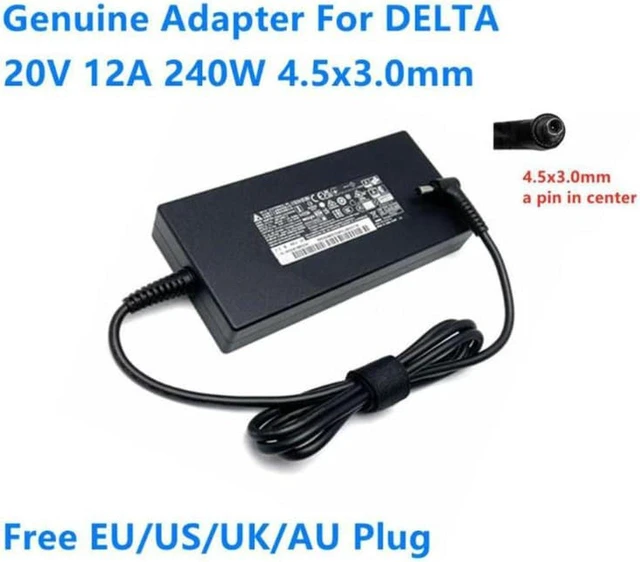 Main image of 20V 12A 240W 4.5x3.0mm DELTA ADP-240EB D Power Supply AC Adapter For MSI Laptop Charger