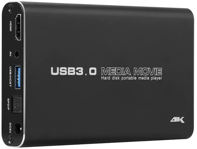 Alt view image 2 of 5 - 5V high-definition video player. It can be equipped with a 2.5-inch hard drive, USB 3.0 interface, HDMI output, 4K support, and can be connected via USB flash drive or SD card.