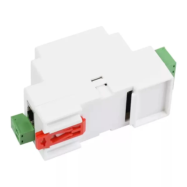 Alt view image 2 of 4 - Serial port server - RS485 to RJ45 Ethernet module with POE TCP/IP to serial port module rail-mounted