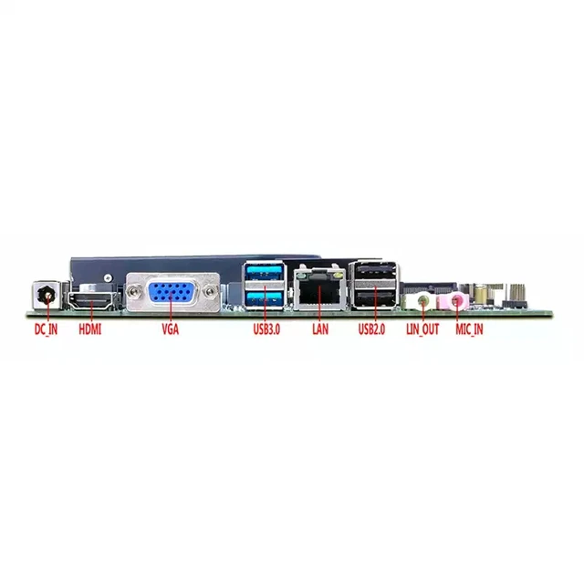 Alt view image 3 of 5 - X86 industrial control motherboard 2nd generation I3-2350M mini-ITX all-in-one industrial computer motherboard 2nd generation I3-2350M