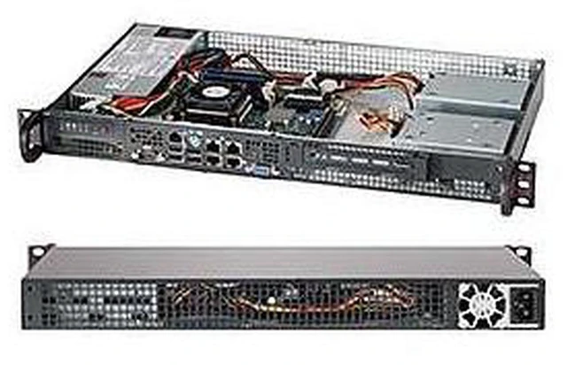 Main image of CSE-505-203B Server Chassis 1U Rackmount