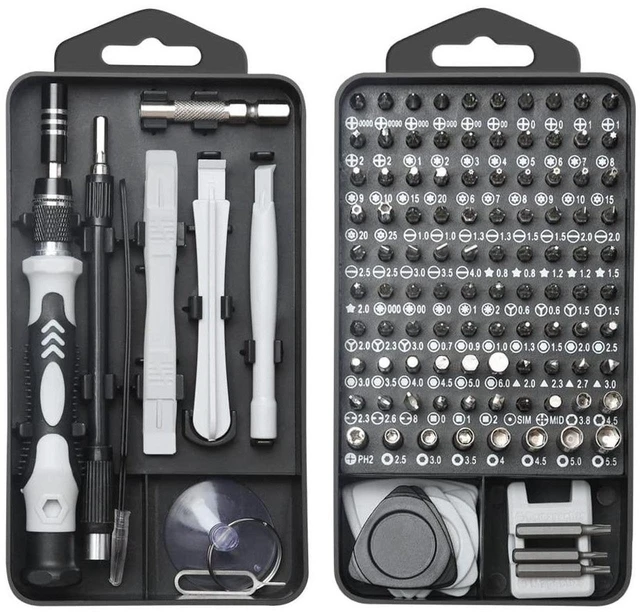 Alt view image 4 of 7 - Precision Screwdriver Set, 122pcs Magnetic Repair Tool Kit for iPhone Series/Mac/iPad/Tablet/Laptop/Xbox Series/PS3/PS4/Eyeglasses/Watch/Cellphone/PC/C
