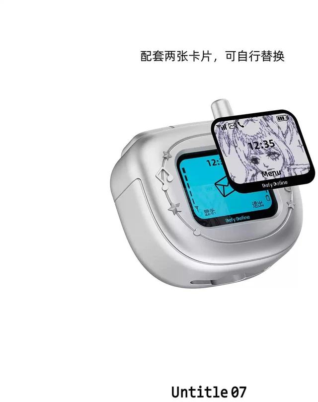 Main image of Flip cover phone, AirPods Pro 3 case, Apple earphone case, 4th generation, millennial retro style