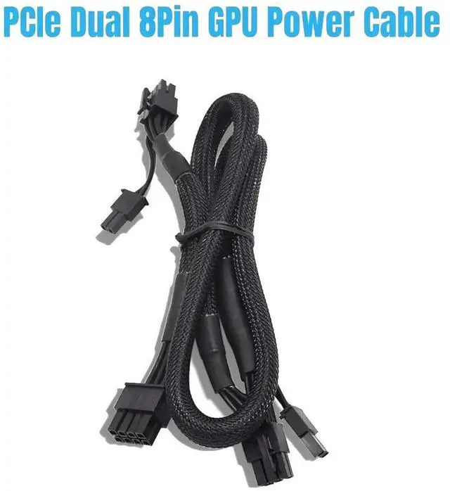 Alt view image 5 of 6 - 6Pin to 3 SATA Straight HDD SSD Power Cable for Seasonic CORE GM-650, GM-550, GM-500 Modular Power Supply Unit