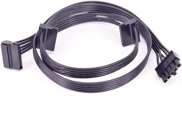 Alt view image 3 of 5 - 5Pin to 3xSATA HDD SSD Power Cable For Cooler Master Silent Pro Gold 1200W 900W 800W 700W M2 1500W 1000W M1000 M850 M700 M600