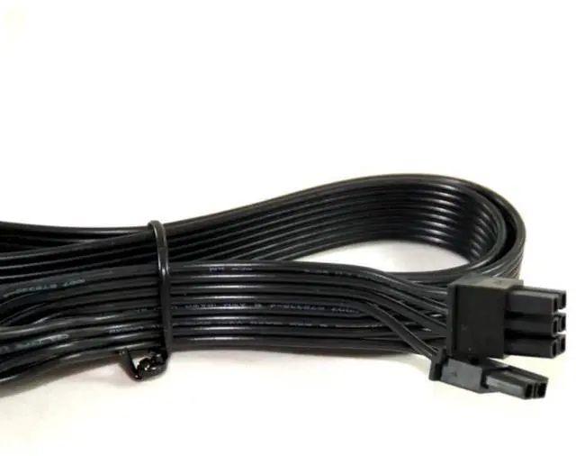 Alt view image 4 of 6 - PCI-e 8Pin to 8Pin 6+2Pin GPU Cable Flat 60cm 18AWG For CoolerMaster MWE GOLD 550W 650W 750W Fully Modular Not for MWE V2 Series