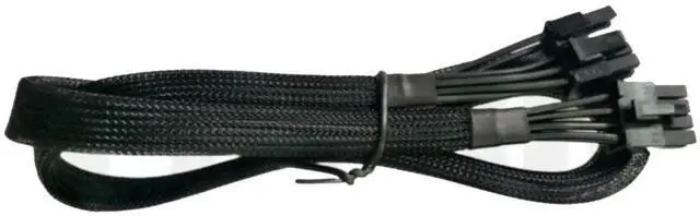 Main image of 8Pin to 6+2Pin PCIe VGA GPU Graphic Card Power Cable Sleeved 60CM 18AWG for Seasonic Snow Silent 750W, 1050W, 1250W PSU