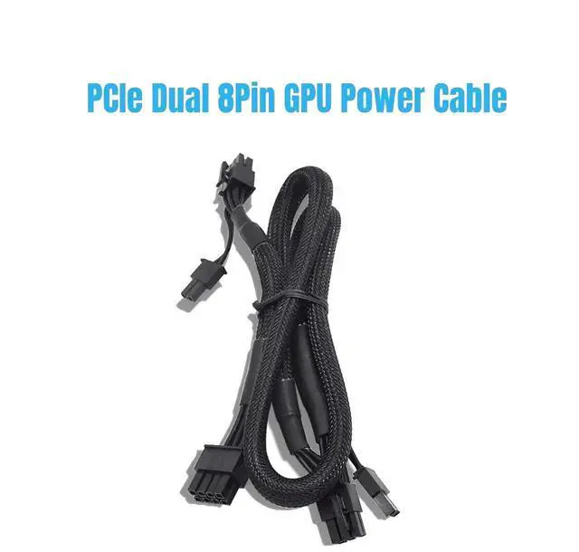 Alt view image 6 of 6 - 8Pin to Dual PCIe 2X 8Pin 6+2Pin VGA GPU Power Cable for SEASONIC PRIME GX-1000, GX-850, GX-750, GX-650 Modular PSU