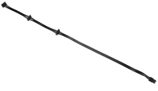 Alt view image 2 of 7 - 6Pin to 3 SATA Angled HDD SSD Power Cable for Seasonic Snow Silent 750W 1050W 1250W Modular Power Supply Unit